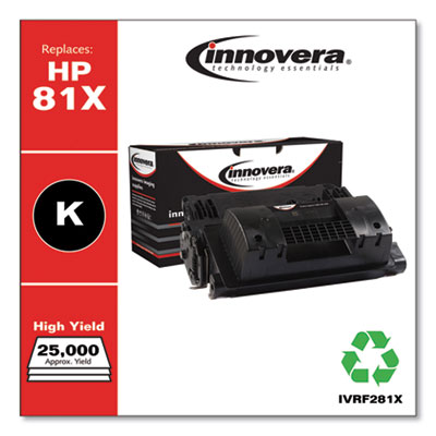 Remanufactured Black High-Yield Toner, Replacement for 81X (