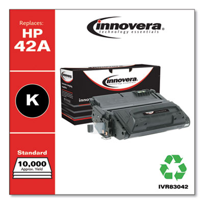 Remanufactured Black Toner, Replacement for 42A (Q5942A), 10