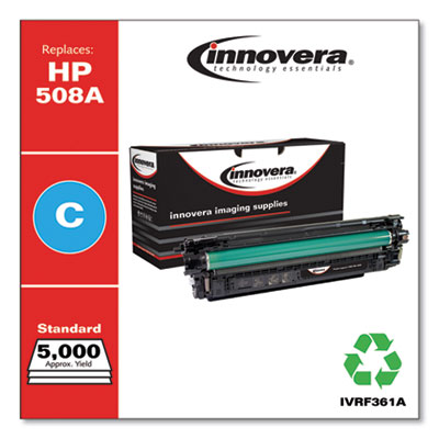 Remanufactured Cyan Toner, Replacement for 508A (CF361A), 5,