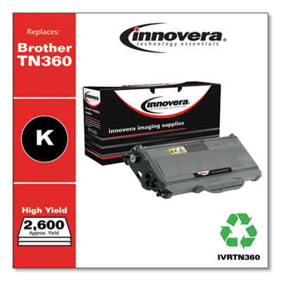 Remanufactured Black High-Yield Toner, Replacement for TN360