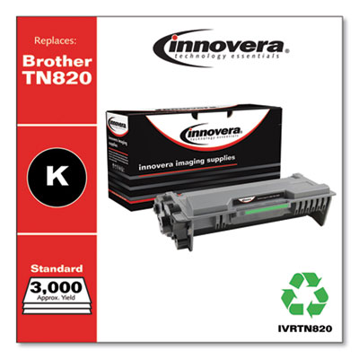 Remanufactured Black Toner, Replacement for TN820, 3,000 Pag