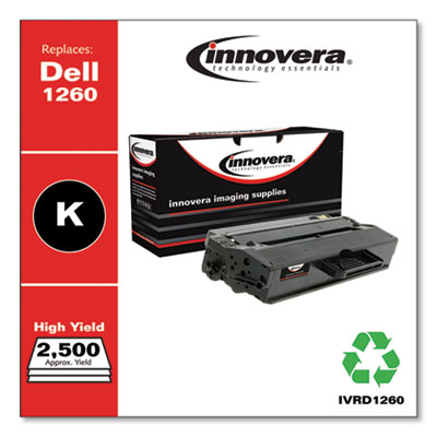 Remanufactured Black Toner, Replacement for 331-7328, 2,500