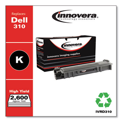 Remanufactured Black High-Yield Toner, Replacement for 593-B