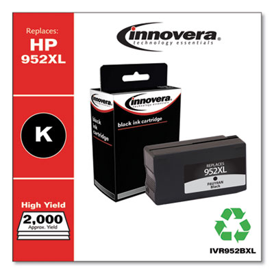 Remanufactured Black High-Yield Ink, Replacement for 952XL (