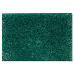Heavy-Duty Scouring Pad 86, 6 X 9, Green, Dozen