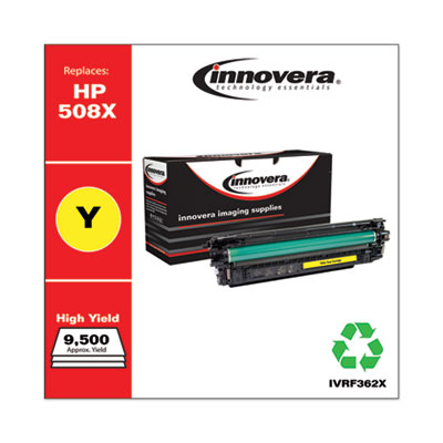 Remanufactured Yellow High-Yield Toner, Replacement for 508X