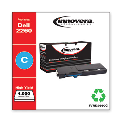 Remanufactured Cyan High-Yield Toner, Replacement for 593-BB