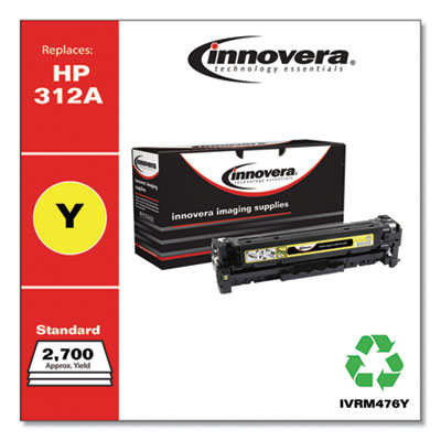 Remanufactured Yellow Toner, Replacement for 312A (CF382A),