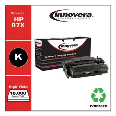 Remanufactured Black High-Yield Toner, Replacement for 87X (