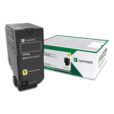74c00yg Return Program Toner, 3,000 Page-Yield, Yellow