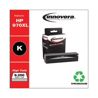 Remanufactured Black High-Yield Ink, Replacement for 970XL (