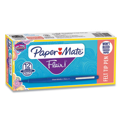 Point Guard Flair Felt Tip Porous Point Pen, Stick, Medium 0