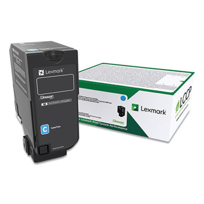 74c00cg Return Program Toner, 3,000 Page-Yield, Cyan