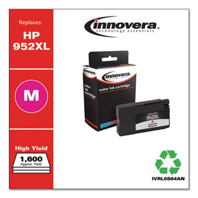 Remanufactured Magenta High-Yield Ink, Replacement for 952XL