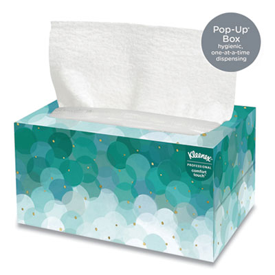 Ultra Soft Hand Towels, POP-UP Box, 1-Ply, 8.9 x 10, White,
