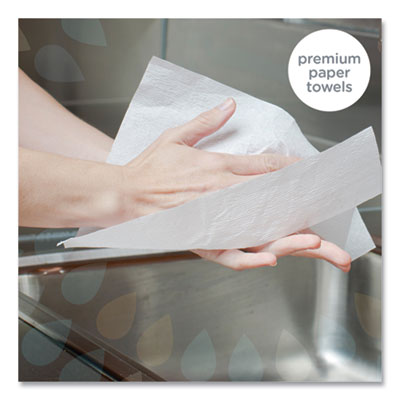 Ultra Soft Hand Towels, POP-UP Box, 1-Ply, 8.9 x 10, White,