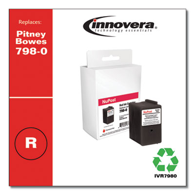 Compatible Red Postage Meter Ink, Replacement for 798-0 (SL-