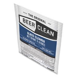 Beer Clean Glass Cleaner, Powder, 0.5 oz. Packet, 100/Carton