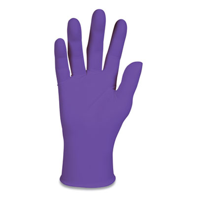 PURPLE NITRILE Exam Gloves, Powder-Free, Large, 6 mil Thick,