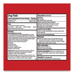 Extra Strength Sore Throat Lozenges, Cherry, 16/Box, 24 Boxe