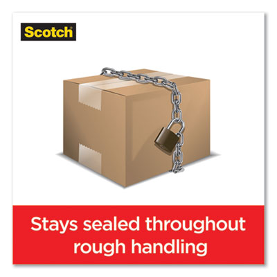 Box Lock Shipping Packaging Tape, 1.5" Core With Dispenser,