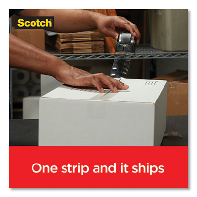Box Lock Shipping Packaging Tape, 1.5" Core With Dispenser,