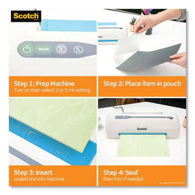 Laminating Pouches, 3 Mil, 11.5" X 17.5", Gloss Clear, 25/pa