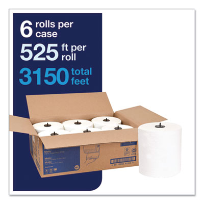 Advanced Matic Hand Towel Roll, 2-Ply, 7.7" x 525 ft, White,