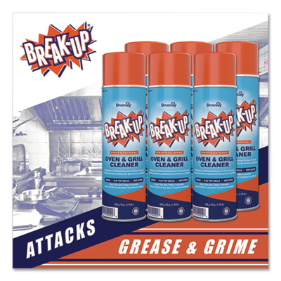 Oven And Grill Cleaner, Ready To Use, 19 Oz Aerosol Spray 6/