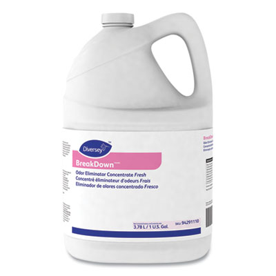 Breakdown Odor Eliminator, Cherry Almond, Liquid, 1 gal Bott