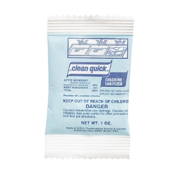 Powdered Chlorine-Based Sanitizer, 1 oz Pack, 100/Carton