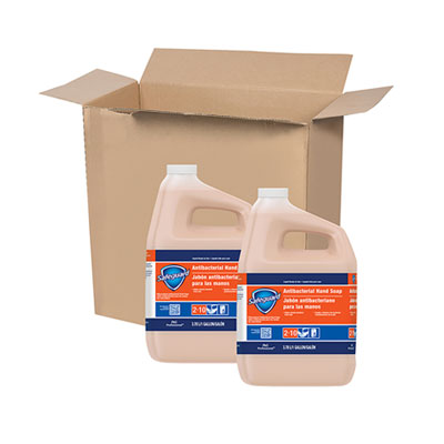 Antibacterial Liquid Hand Soap, Light Scent, 1 gal, 2/Carton