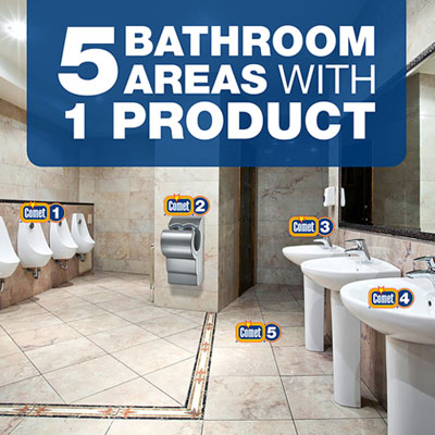 Disinfecting-Sanitizing Bathroom Cleaner, Citrus Scent, 1 ga