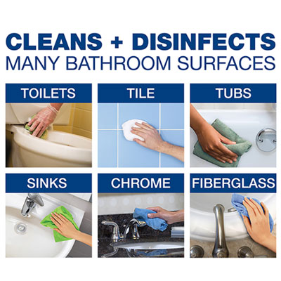 Disinfecting-Sanitizing Bathroom Cleaner, Citrus Scent, 1 ga