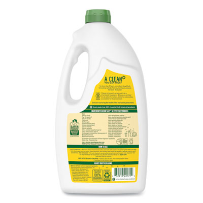 Natural Automatic Dishwasher Gel, Lemon Scent, 42 oz Bottle,