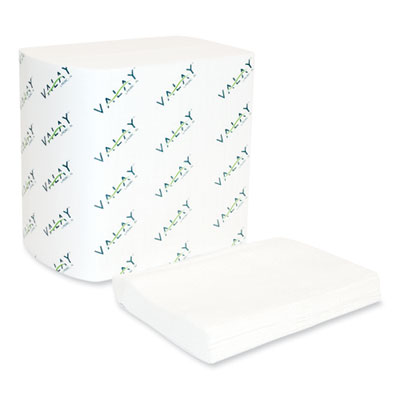 Valay Interfolded Napkins, 1-Ply, White, 6.5 X 8.25, 6,000/c