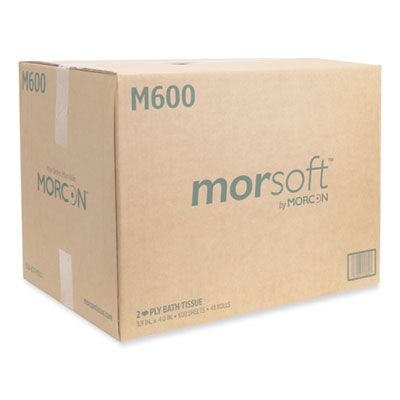 Morsoft Controlled Bath Tissue, Septic Safe, 2-Ply, White, 6