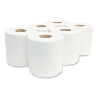 Morsoft Center-Pull Roll Towels, 2-Ply, 6.9" dia, White, 600