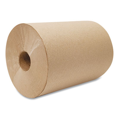 10 Inch Roll Towels, 1-Ply, 10" X 800 Ft, Kraft, 6 Rolls/car