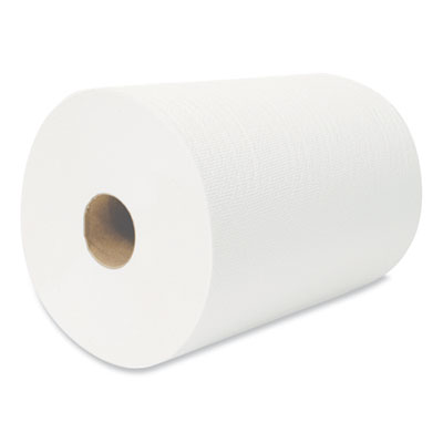 10 Inch Tad Roll Towels, 1-Ply, 10" X 550 Ft, White, 6 Rolls