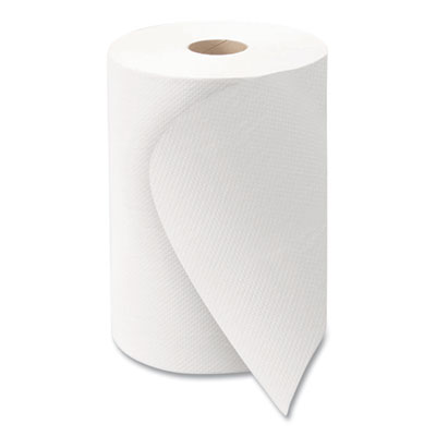 10 Inch Roll Towels, 1-Ply, 10" X 800 Ft, White, 6 Rolls/car