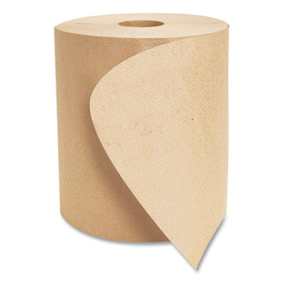 Morsoft Universal Roll Towels, 1-Ply, 8" x 800 ft, Brown, 6