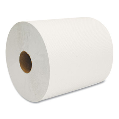 Morsoft Universal Roll Towels, 1-Ply, 8" x 800 ft, White, 6