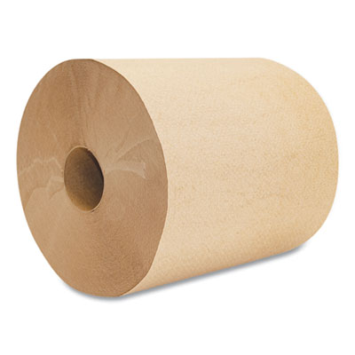 Morsoft Universal Roll Towels, 1-Ply, 8" x 800 ft, Brown, 6