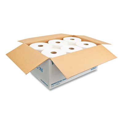 10 Inch TAD Roll Towels, 1-Ply, 10" x 700 ft, White, 6 Rolls