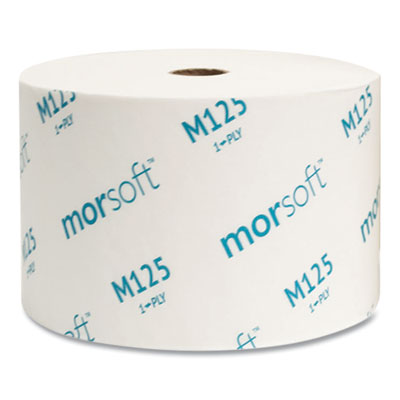 Small Core Bath Tissue, Septic Safe, 1-Ply, White, 2,500 She