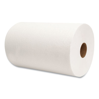 10 Inch TAD Roll Towels, 1-Ply, 10" x 500 ft, White, 6 Rolls