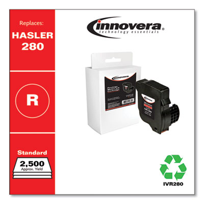 Remanufactured Red Postage Meter Ink, Replacement for IM-280