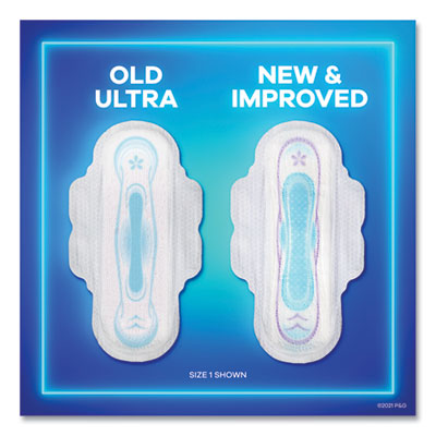 Ultra Thin Pads With Wings, Size 2, Long, Super Absorbent, 3