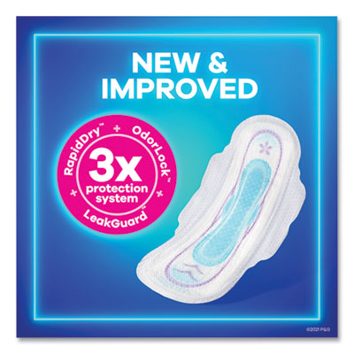 Ultra Thin Pads With Wings, Size 2, Long, Super Absorbent, 3